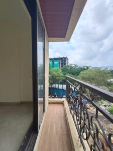 Balcony Image of 750 Sq.ft 1 BHK Apartment / Flat for rent in Sai Samarth Mitra Thane for Rs. 23000