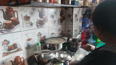 Kitchen Image of 500 Sq.ft 1.5 BHK Duplex for sale in Rajendra Nagar Ghaziabad for Rs. 3000000