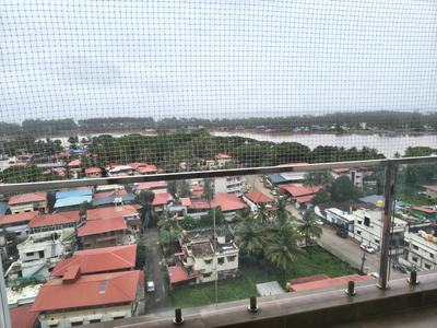 Balcony Image of 1705 Sq.ft 3 BHK Apartment / Flat for rent in Global Riva, Kodailbail Mangalore for Rs. 55000