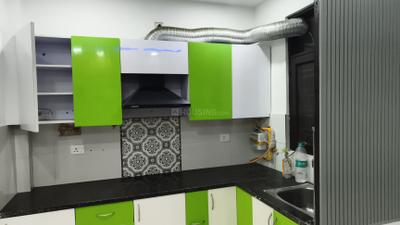 Kitchen Image of 1000 Sq.ft 2 BHK Builder Floor for rent in Indirapuram Ghaziabad for Rs. 22000