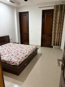Bedroom Image of 1800 Sq.ft 3 BHK Builder Floor for rent in Lajpat Nagar New Delhi for Rs. 125000