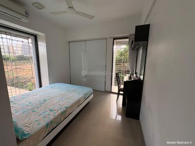 Bedroom Image of 1350 Sq.ft 3 BHK Apartment / Flat for rent in Kashish Park Tower, Dharamveer Nagar Thane for Rs. 70000