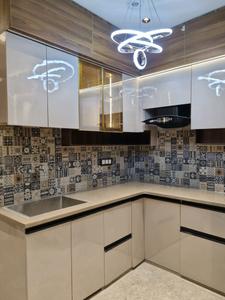 Kitchen Image of 810 Sq.ft 3 BHK Apartment / Flat for sale in Dwarka Mor New Delhi for Rs. 5000000