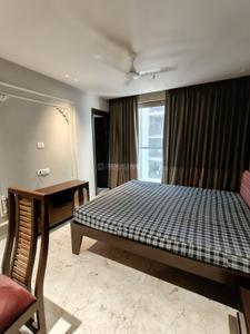Bedroom Image of 2700 Sq.ft 4 BHK Apartment / Flat for rent in Manglam Radiance, Durgapura Jaipur for Rs. 120000