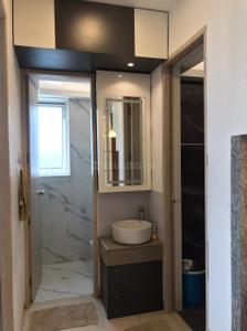 Bathroom Image of 850 Sq.ft 1 BHK Apartment / Flat for sale in Aurum Q Residences R2, Ghansoli Navi Mumbai for Rs. 12500000