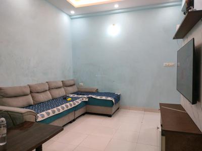 Living Room Image of 825 Sq.ft 2 BHK Apartment / Flat for rent in Suraj Trinity Sunrise, Sompura Bengaluru for Rs. 20000