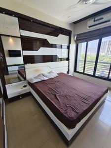 Bedroom Image of 2000 Sq.ft 3 BHK Apartment / Flat for rent in Utsav Aalayam, Naranpura Ahmedabad for Rs. 40000