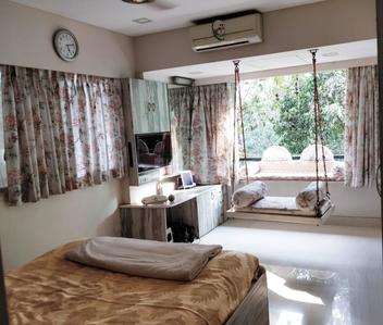 Bedroom Image of 1200 Sq.ft 3 BHK Apartment / Flat for sale in Parthesh Ganga Jamuna, Santacruz West Mumbai for Rs. 60000000