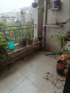 Balcony Image of 694 Sq.ft 1 BHK Apartment / Flat for rent in Alliance Nisarg, Wakad Pune for Rs. 30000