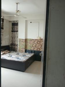 Bedroom Image of 1200 Sq.ft 1 BHK Apartment / Flat for rent in Vishvam Enclave, Shilaj Ahmedabad for Rs. 25000