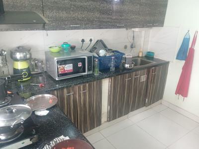 Kitchen Image of 1050 Sq.ft 2 BHK Apartment / Flat for rent in Kattigenahalli Bengaluru for Rs. 22000