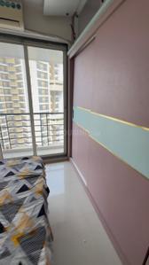 Bedroom Image of 480 Sq.ft 1 BHK Apartment / Flat for rent in Gajra Bhoomi Lawns, Shilgaon Thane for Rs. 19500