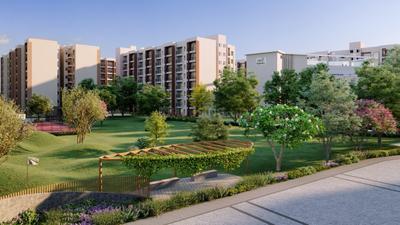 Image of 1645 Sq.ft 3 BHK Apartment / Flat for sale in Bren Park City, Electronic City, Bengaluru for Rs. 17200000