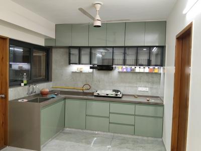 Kitchen Image of 1100 Sq.ft 2 BHK Apartment / Flat for sale in Godrej Green Glades, Jagatpur Ahmedabad for Rs. 6000000