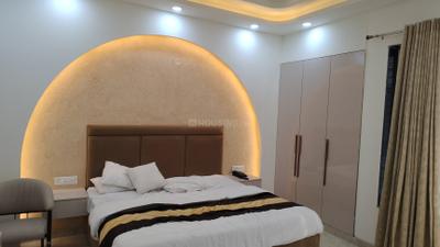 Bedroom Image of 1100 Sq.ft 1 BHK Builder Floor for rent in Sector 46 Gurgaon for Rs. 42000