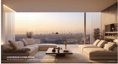 Living Room Image of 1050 Sq.ft 2 BHK Apartment / Flat for sale in Tricity Aspire, Kharghar Navi Mumbai for Rs. 11200000