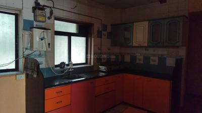 Kitchen Image of 1000 Sq.ft 2 BHK Independent House for rent in Sukhshanti Apartments, Airoli Navi Mumbai for Rs. 55000