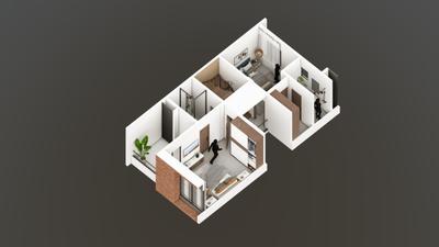 Floor Plan Image of 2073 Sq.ft 3 BHK Independent House for sale in Hinjawadi Pune for Rs. 18900000