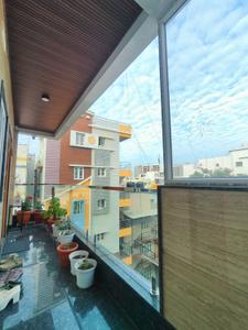 Balcony Image of 750 Sq.ft 1 BHK Builder Floor for rent in HSR Layout Bengaluru for Rs. 27000