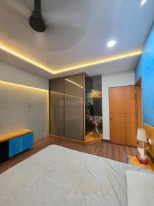 Bedroom Image of 1600 Sq.ft 3 BHK Apartment / Flat for rent in Darshanam Club Life, Undera Vadodara for Rs. 55000