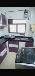 Kitchen Image of 600 Sq.ft 1 BHK Apartment / Flat for rent in Vashi Navi Mumbai for Rs. 35000