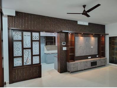 Hall Image of 1700 Sq.ft 3 BHK Apartment / Flat for rent in L And T Olivia At Raintree Boulevard, Sahakara Nagar Bengaluru for Rs. 80000
