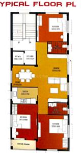 Image of 1475 Sq.ft 3 BHK Builder Floor for sale in New Town, Kolkata for Rs. 7500000