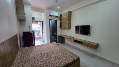 Bedroom Image of 450 Sq.ft 1 RK Apartment / Flat for rent in Jagatpura Jaipur for Rs. 16000