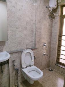 Common Bathroom Image of 650 Sq.ft 1 BHK Apartment / Flat for rent in Kanakia Rainforest, Andheri East Mumbai for Rs. 70000