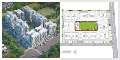 Image of 1200 Sq.ft 2 BHK Apartment / Flat for rent in Eklingji Radhe Skyline, Sanand, Ahmedabad for Rs. 22000