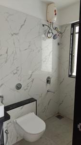 Bathroom Image of 1207 Sq.ft 3 BHK Apartment / Flat for rent in Top Towers A, Wakad Pune for Rs. 48000