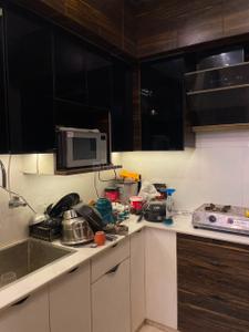 Kitchen Image of 900 Sq.ft 3 BHK Builder Floor for rent in Uttam Nagar New Delhi for Rs. 25000