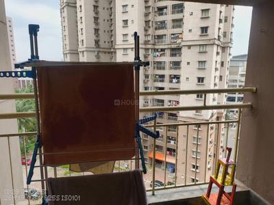 Balcony Image of 1583 Sq.ft 3 BHK Apartment / Flat for sale in South City Residency, Prince Anwar Shah Connector Kolkata for Rs. 26000000