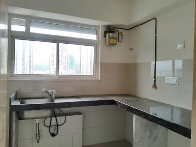Kitchen Image of 585 Sq.ft 2 BHK Apartment / Flat for sale in The Atmosphere, Mulund West Mumbai for Rs. 17500000