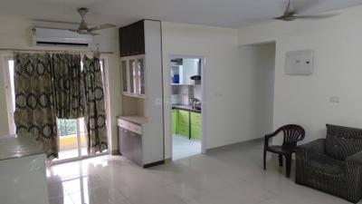 Living Room Image of 1200 Sq.ft 3 BHK Apartment / Flat for rent in Siddha Pines Apartments, Rajarhat Kolkata for Rs. 35000