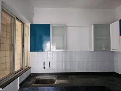 Kitchen Image of 1350 Sq.ft 3 BHK Apartment / Flat for rent in Majestique Manhattan I Building, Wagholi Pune for Rs. 28500