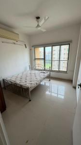 Bedroom Image of 1350 Sq.ft 2.5 BHK Apartment / Flat for rent in Adani The Meadows, Shantigram Ahmedabad for Rs. 35000