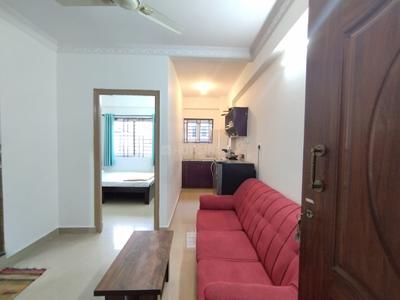 Hall Image of 550 Sq.ft 1 BHK Apartment / Flat for rent in BTM Layout 2nd Stage Bengaluru for Rs. 19000