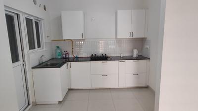 Kitchen Image of 950 Sq.ft 2 BHK Apartment / Flat for rent in Adarsh Greens, Kogilu Bengaluru for Rs. 36000