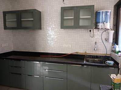 Kitchen Image of 1800 Sq.ft 3 BHK Apartment / Flat for rent in Anikedhya Atlantis, Chandkheda Ahmedabad for Rs. 28000