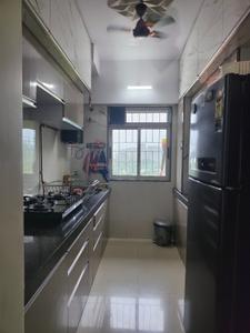 Kitchen Image of 666 Sq.ft 2 BHK Apartment / Flat for sale in Vihang Hills, Thane West Thane for Rs. 9500000