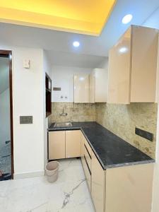 Kitchen Image of 600 Sq.ft 1 BHK Builder Floor for rent in Said-Ul-Ajaib New Delhi for Rs. 11500