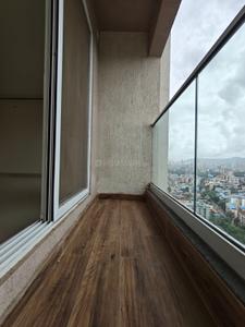 Balcony Image of 1240 Sq.ft 3 BHK Apartment / Flat for rent in Kalwa Thane for Rs. 55000
