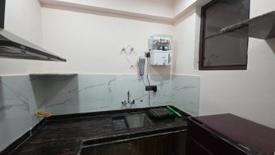 Kitchen Image of 400 Sq.ft 1 RK Apartment / Flat for rent in Sheopur Jaipur for Rs. 16000