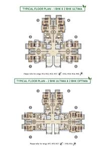 Image of 665 Sq.ft 1 BHK Apartment / Flat for sale in Lodha Amara Tower 26 27 28 30 34 35, Thane West, Thane for Rs. 7200000