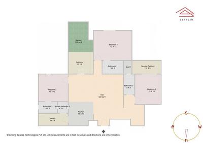 Image of 2459 Sq.ft 3.5 BHK Apartment / Flat for sale in Total Environment Pursuit Of A Radical Rhapsody Phase 2 by Total Environment Building Systems, Whitefield, Bengaluru for Rs. 51200000
