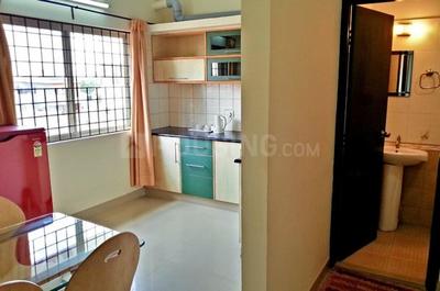 Kitchen Image of 550 Sq.ft 1 BHK Apartment / Flat for rent in Indira Nagar Bengaluru for Rs. 35000
