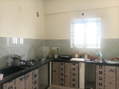 Kitchen Image of 1450 Sq.ft 3 BHK Apartment / Flat for rent in Yogas Sai Srikaram, Kaggadasapura Bengaluru for Rs. 55000