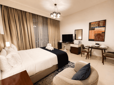 Image of 377 Sq.ft 1 RK Apartment / Flat for sale in Damac Avanti Tower, Business Bay, Dubai for Rs. 20017885