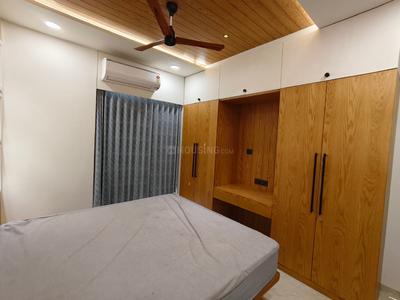 Bedroom Image of 2400 Sq.ft 3 BHK Apartment / Flat for rent in Radhe Infinity, Kudasan Gandhinagar for Rs. 50000